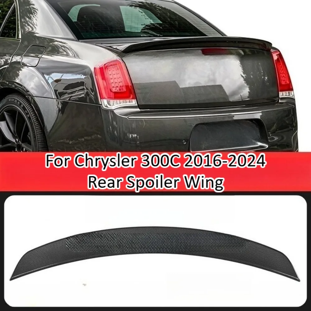 

For Chrysler 300C 2016-2024 Rear Spoiler Wing Fixed Aerodynamic Modifications Styling Upgrades Racing Cars Exterior Accessories