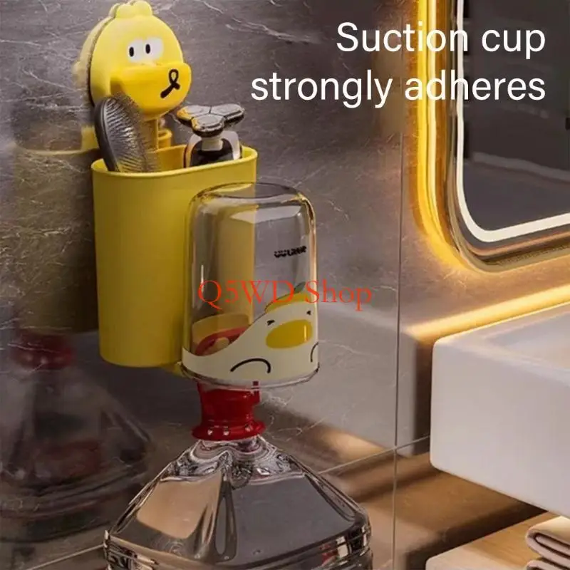 

Q5WD легко устанавливается, чашка для ванной и держатель для зубных щеток, набор аксессуаров для ванной комнаты для детей