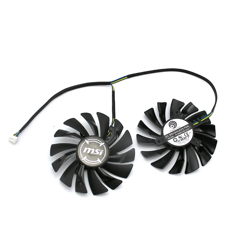 Original for MSI RX570 RX580 RX470 RX480 ARMOR Graphics Video card cooling fan PLD09210S12HH DC12V 0.40A PLD09210B12HH