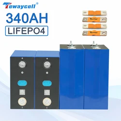 Tewaycell 3.2V 340AH Rechargeable Lifepo4 Battery Lithium Iron Phosphate Cell 6000 Cycles Powerwall for Energy Storage System