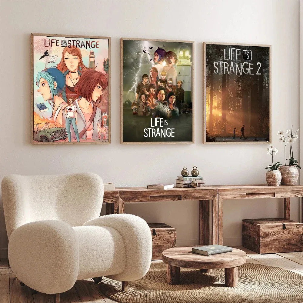 Life Is Strange The Storm Video Game Poster No Framed Poster Kraft Club Bar Paper Vintage Wall Painting Bedroom Study Stickers