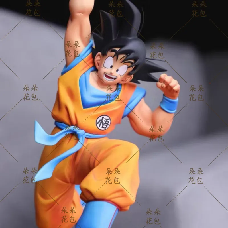 

Коллекционная фигурка Сон Гоку из Dragon Ball, 23 см, в позе прыжка, аниме-декор для рабочего стола, украшение, подарок для отаку, манга-атрибутика