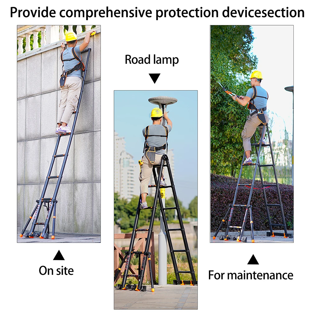 

2Pcs Non-slip Ladder Feet Pads Thickened PVC Covers for Multifunctional Folding Stair Enhanced Safety Durable Floor Protection