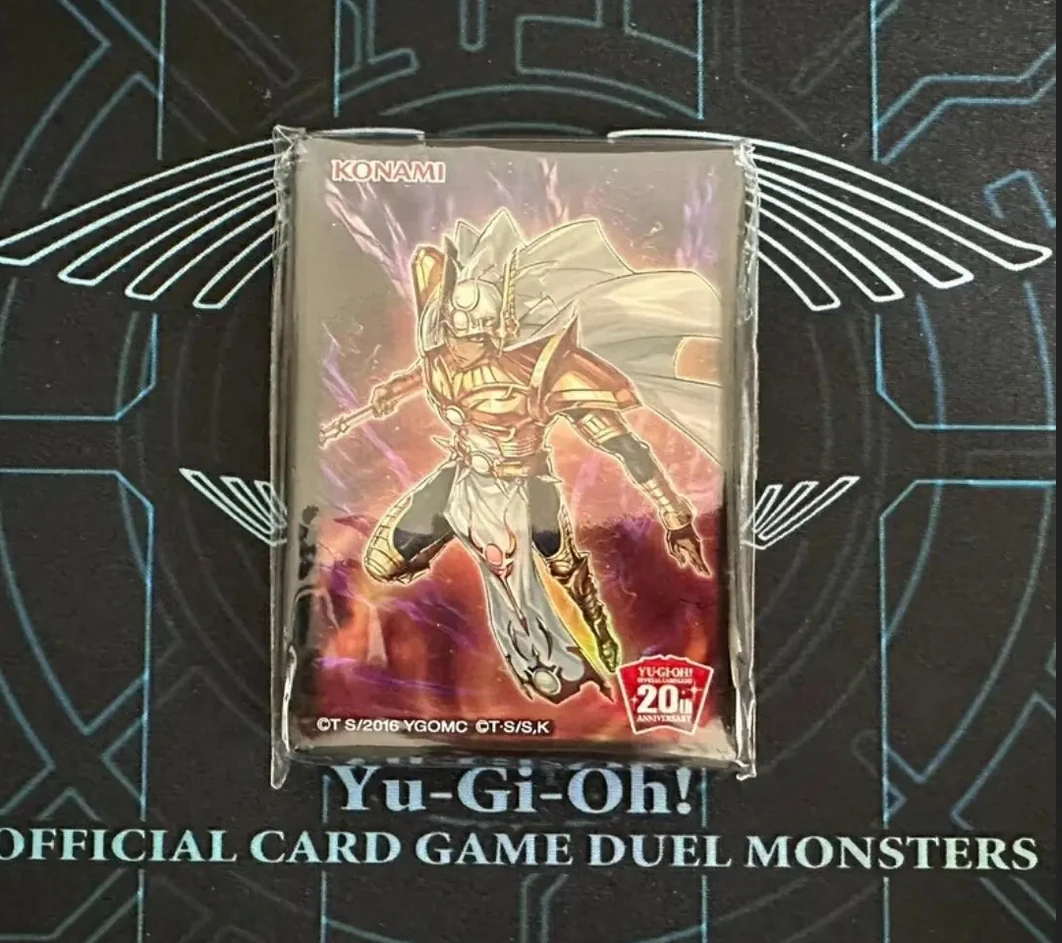 40Pcs Yugioh KONAMI Duel Monsters 20th ANNIVERSARY Palladium Oracle Mahad Official Collection Card Protector Sleeves