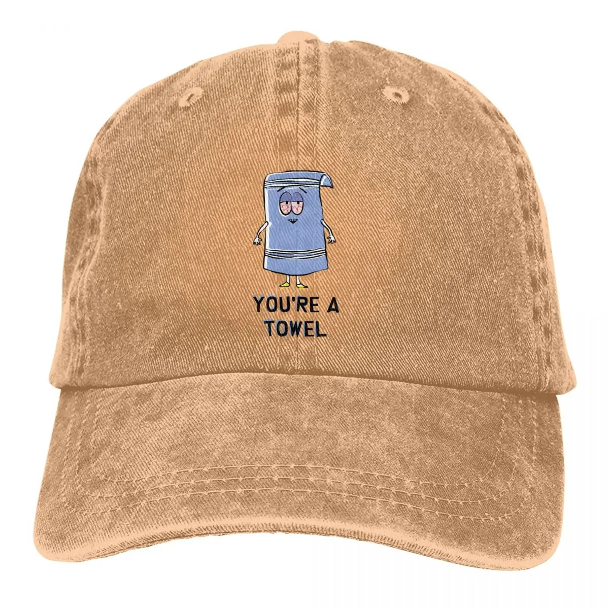 Southpark Multicolor Hat Peaked Women's Cap Towelie You Are A Towel Essential Personalized Visor Protection Hats