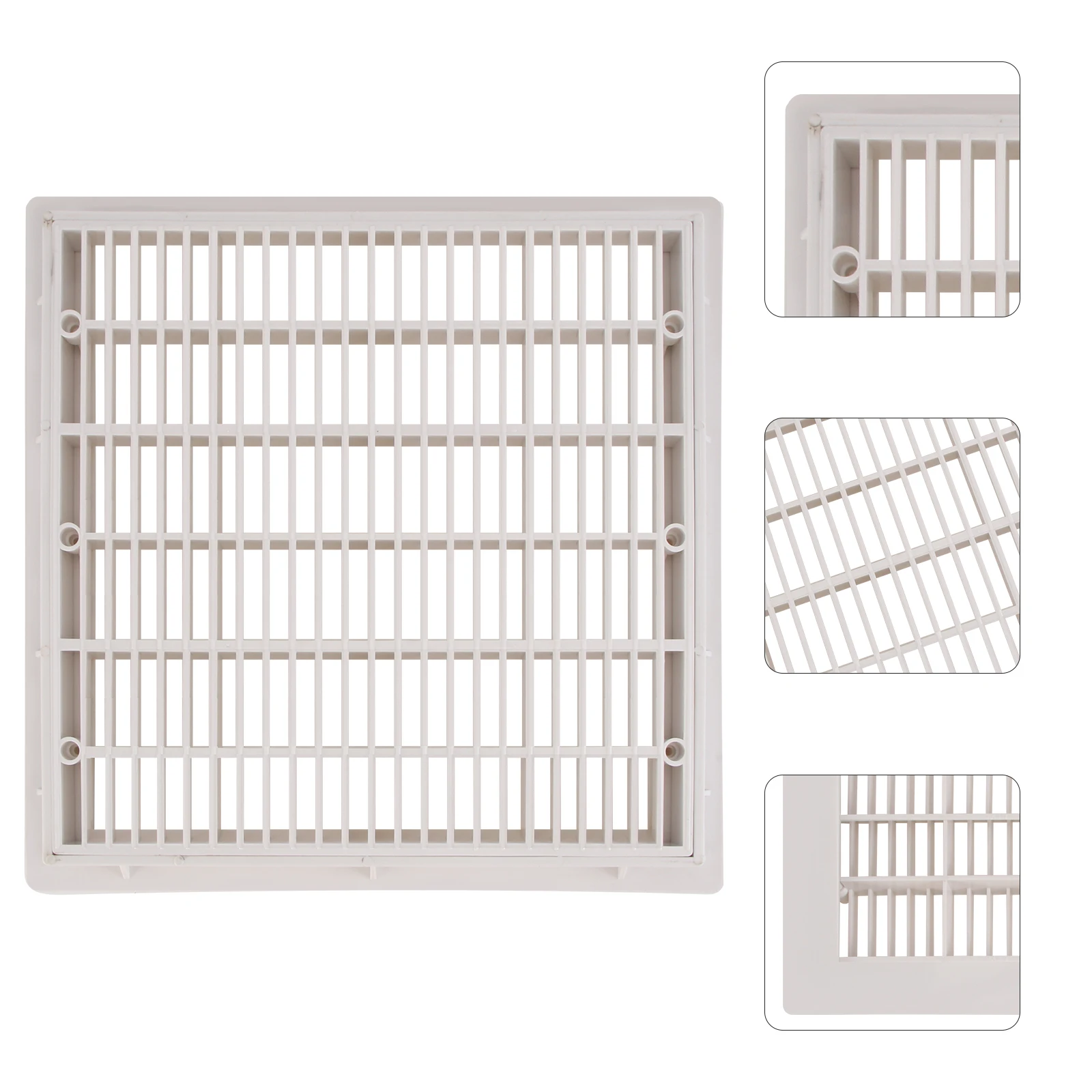 อุปกรณ์ระบายน้ำพื้นสี่เหลี่ยม ทำจากพลาสติก สำหรับสระว่ายน้ำ ช่วยให้เครื่องทำความสะอาดสระว่ายน้ำเคลื่อนที่ได้อย่างราบรื่น ระบายน้ำกลางแจ้งสำหรับสปา