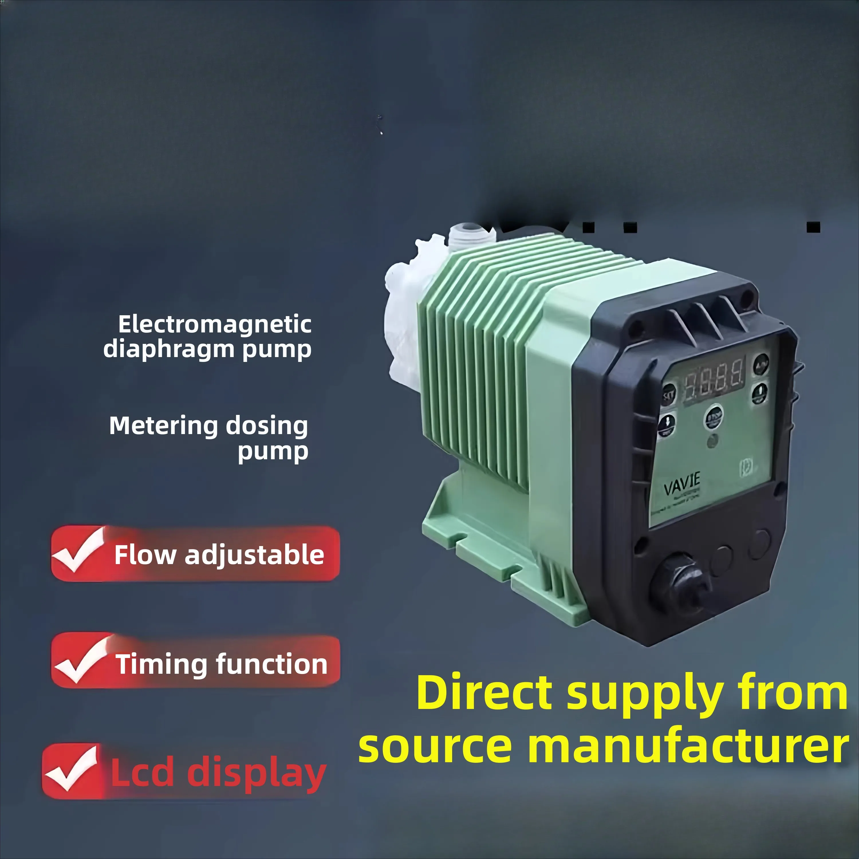 Automatic Electromagnetic Micro Dosing Equipment Quantitative Pump NEW Acid Dosing Pump Electric Diaphragm Meterinng Pump