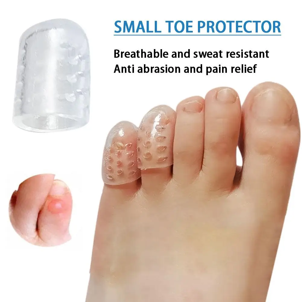 10//50pc Silikon gel kleine Zehen rohr Hühner augen Blasen Korrektor Pinkie Protector Gel Bunion Zehen Fingers chutz Gel Hülle