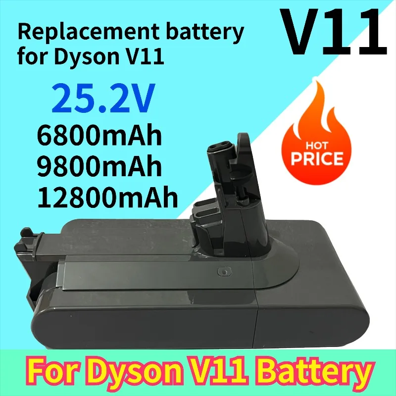 

25.2V for Dyson V11 Vacuum Cleaner Replacement Battery SV14 SV15 Series 970145-02 Fluffy SV15 Absolute Extra Absolute V11 Animal