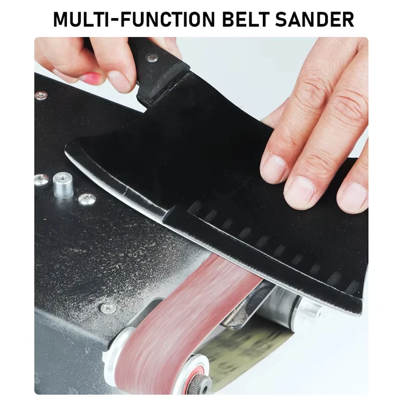 Мини-электрическая ленточная шлифовальная машина для настольного высокоскоростного шлифовального полировального станка, шлифовальный диск, точилка для ножей, инструмент для открывания лезвий