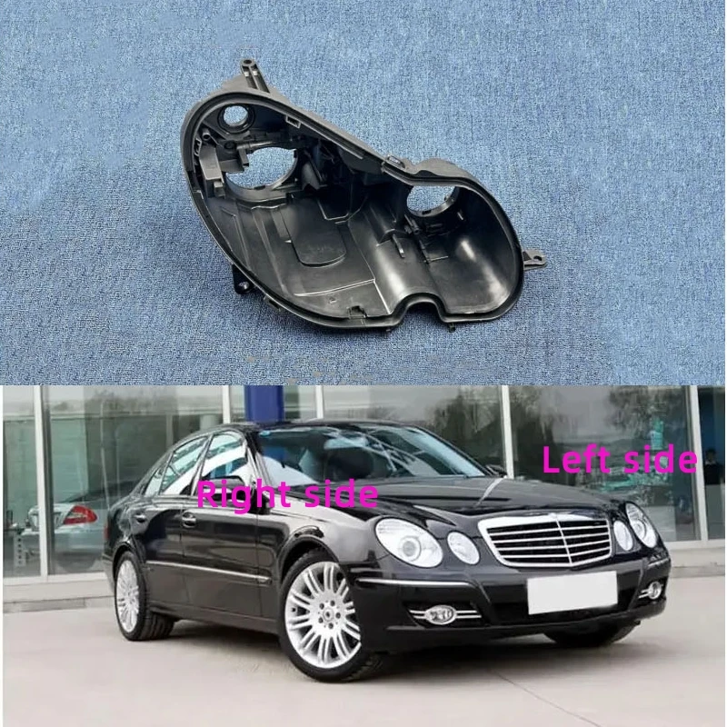 

For Mercedes Benz E-Class W211 2005 2006 2007 2008 2009 Headlamp Base Headlight Rear shell Headlight House Black rear shell