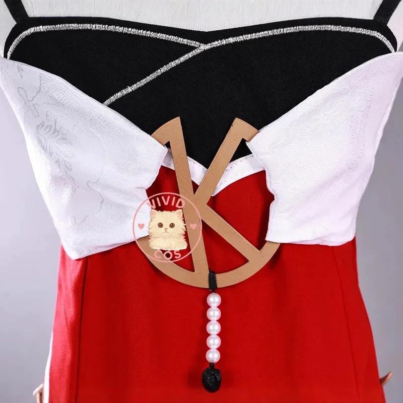 Koaka: Bladepoint Valda Cui كوسبلاي عالي الجودة زي ركوب اللعب فستان مثير مع ظلال عيون للنساء بدلة Comic Con