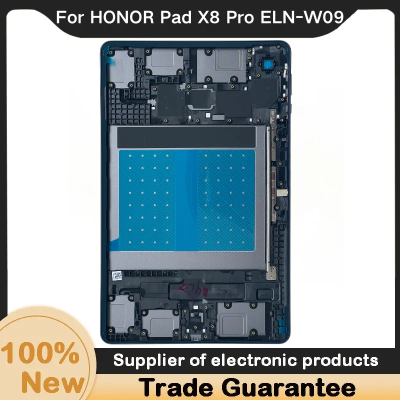 New For Kailxuling HONOR Pad X8 Pro ELN-W09 Full Housing Replacement Kit - Mid Frame/Screen Bezel/Battery Cover Back Case