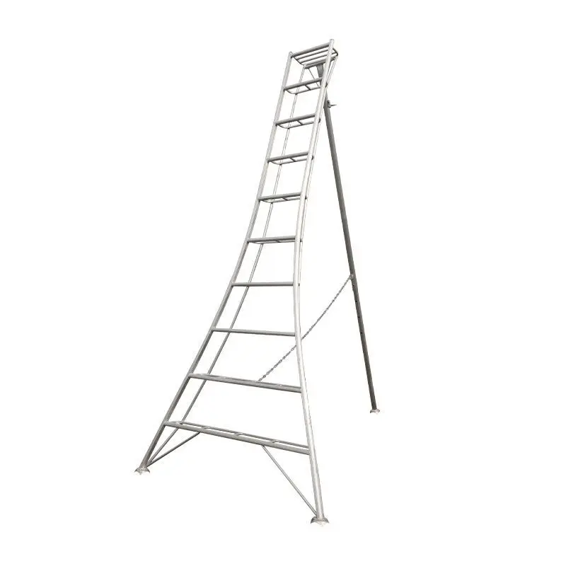 Garden fruit tree special orchard ladder trimming aluminum alloy triangular ladder picking fruit ladder herringboner three