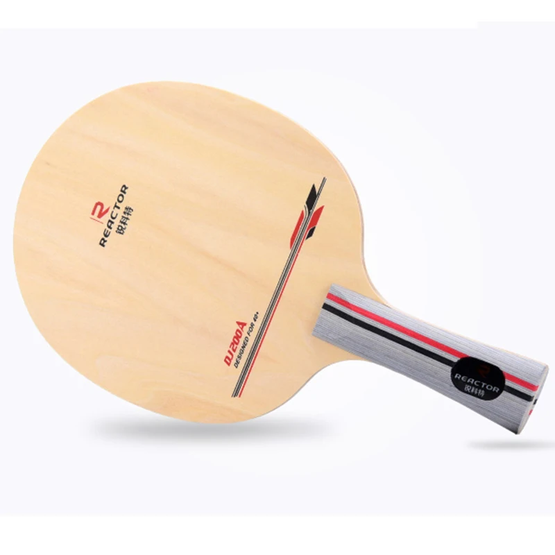 Reactor DJ200A DJ200S table tennis balde training children blade racket pure wood new player good control