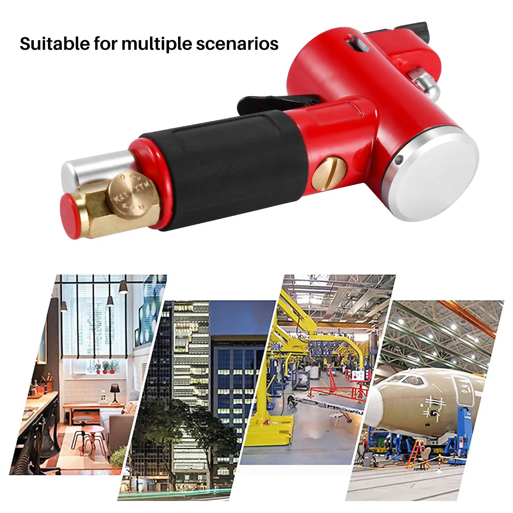 [NEWA64Z!】 Pneumatic Air Tools Track Diameter Track Finger Sander Polishing Machine Dual Action Sanders FS-30