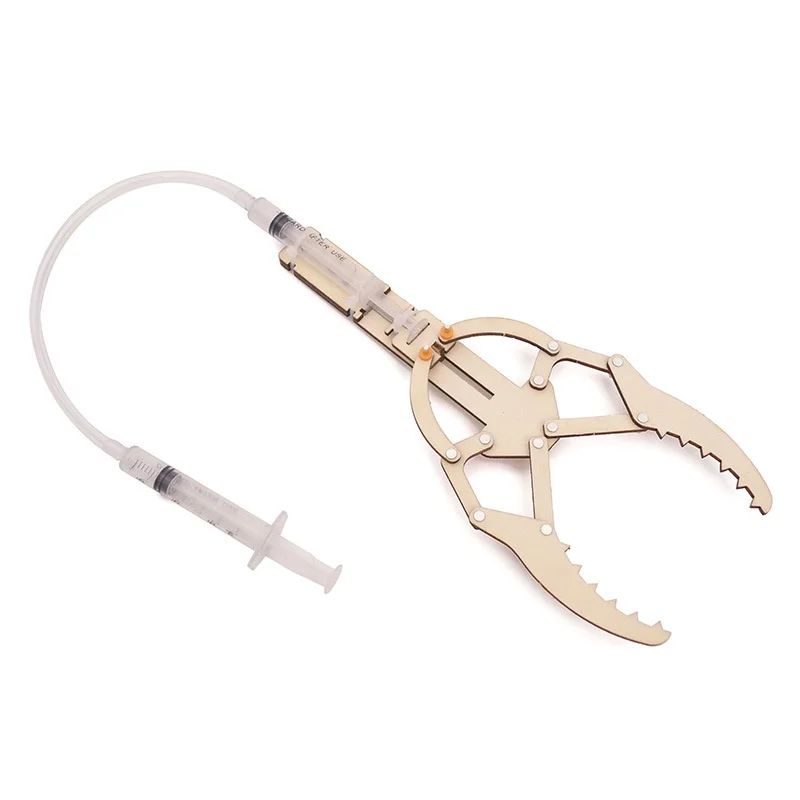 Kit de modèle de manipulateur hydraulique à Piston à tige, bricolage pour enfants, ensembles de jouets d'expérimentation scientifique, cadeau de Puzzle d'enseignement physique