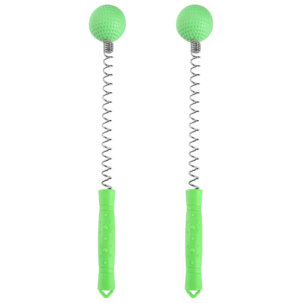 

2pcs Massage Hammer Back Shoulder Massager Ball Spring Hammers Portable Travel Office Use Tool