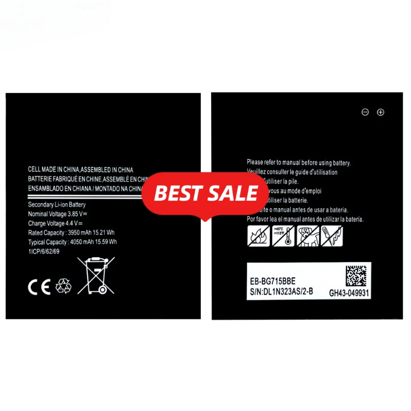 EB-BG715BBE for Samsung Galaxy Xcover Pro/6Pro Phone Battery High Quality  Capacity Replacement Bateria Grade A Cell with Tools