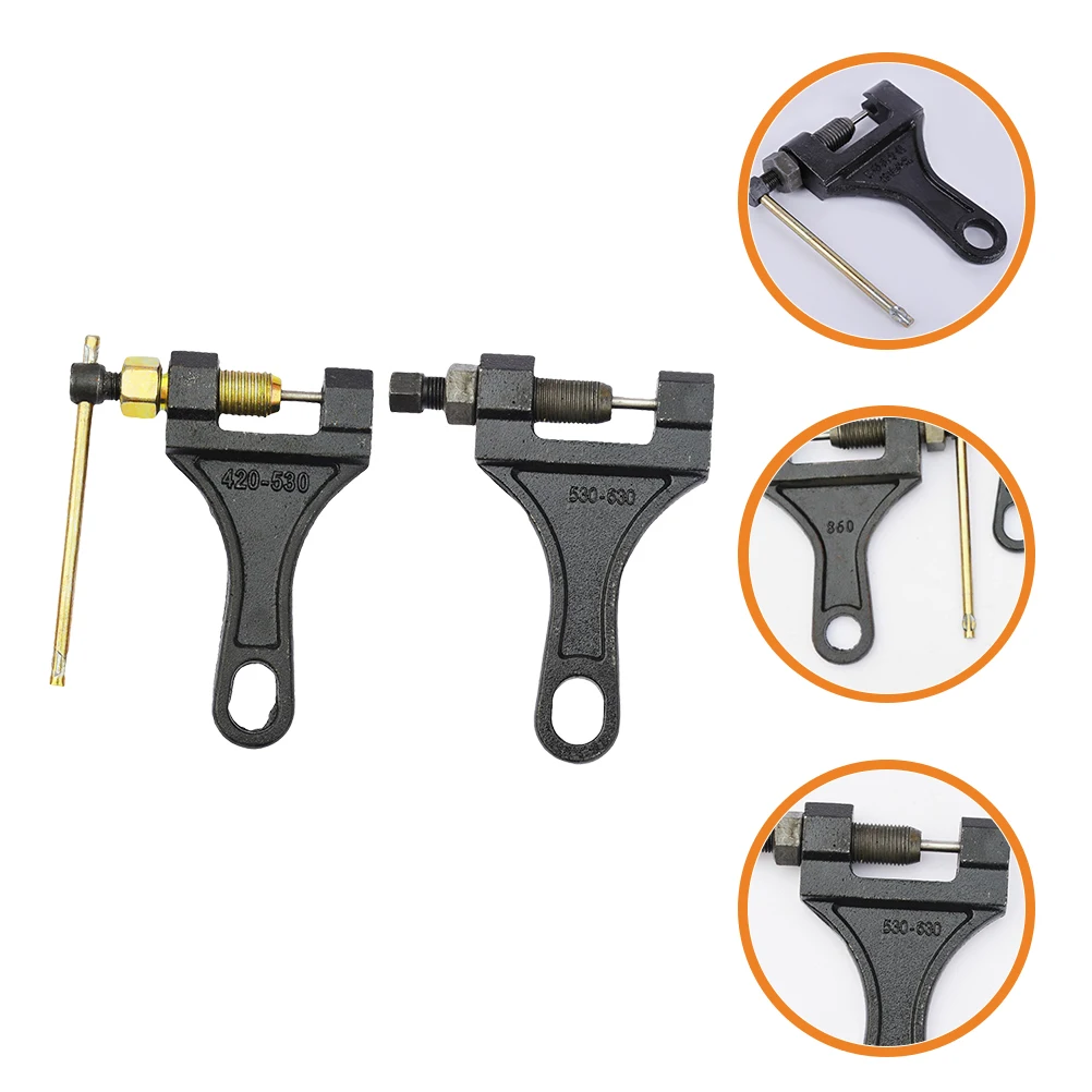 

2pcs Motorcycle Breaker Link Removal Splitter Tool Durable Breaker For Machine Bicycle Chain Maintenance Wear