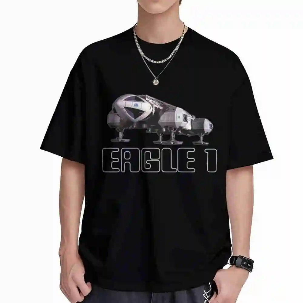 Space 1999 Eagle 1 Short Sleeve Tee 100% Cotton T-Shirt