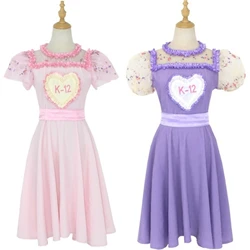 K-12 Cry Baby Angelita Cosplay Costume K-12 Pink Purple Dress Uniform Suit for Women Outfits Halloween Carnival Party