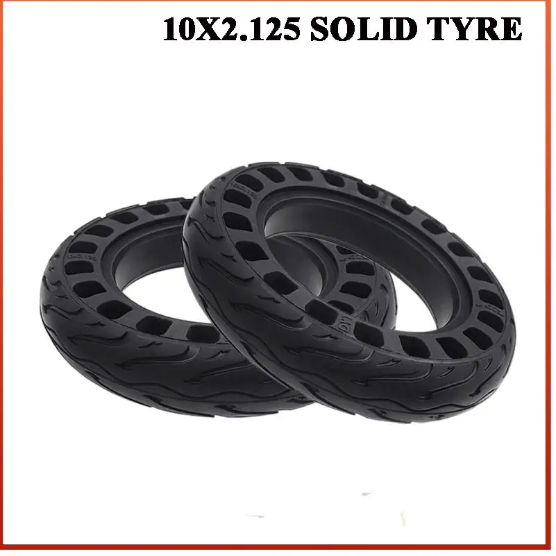 10 inch 10 * 2.125 honeycomb solid tire, suitable for explosion-proof and shock-absorbing tire accessories for electric scooters
