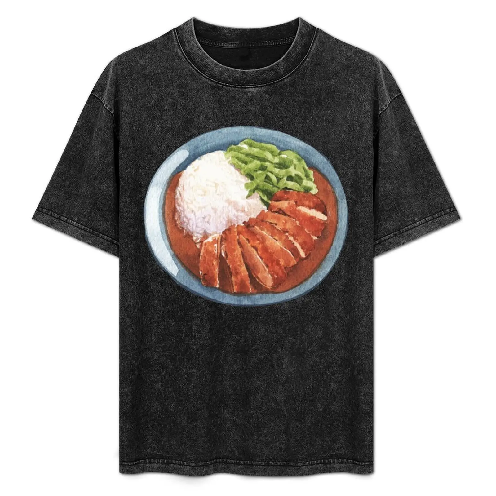 

Japanese Chicken Katsu Curry T-Shirt Stretch Fabric Comfort T-Shirt