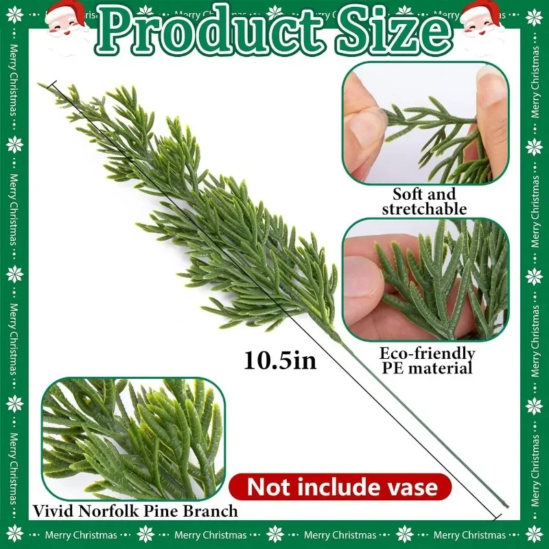 

Christmas Decoration Artificial Pine Branches Holly Berries Red Berry Branches for Christmas Tree Wreath Gifts Decoration