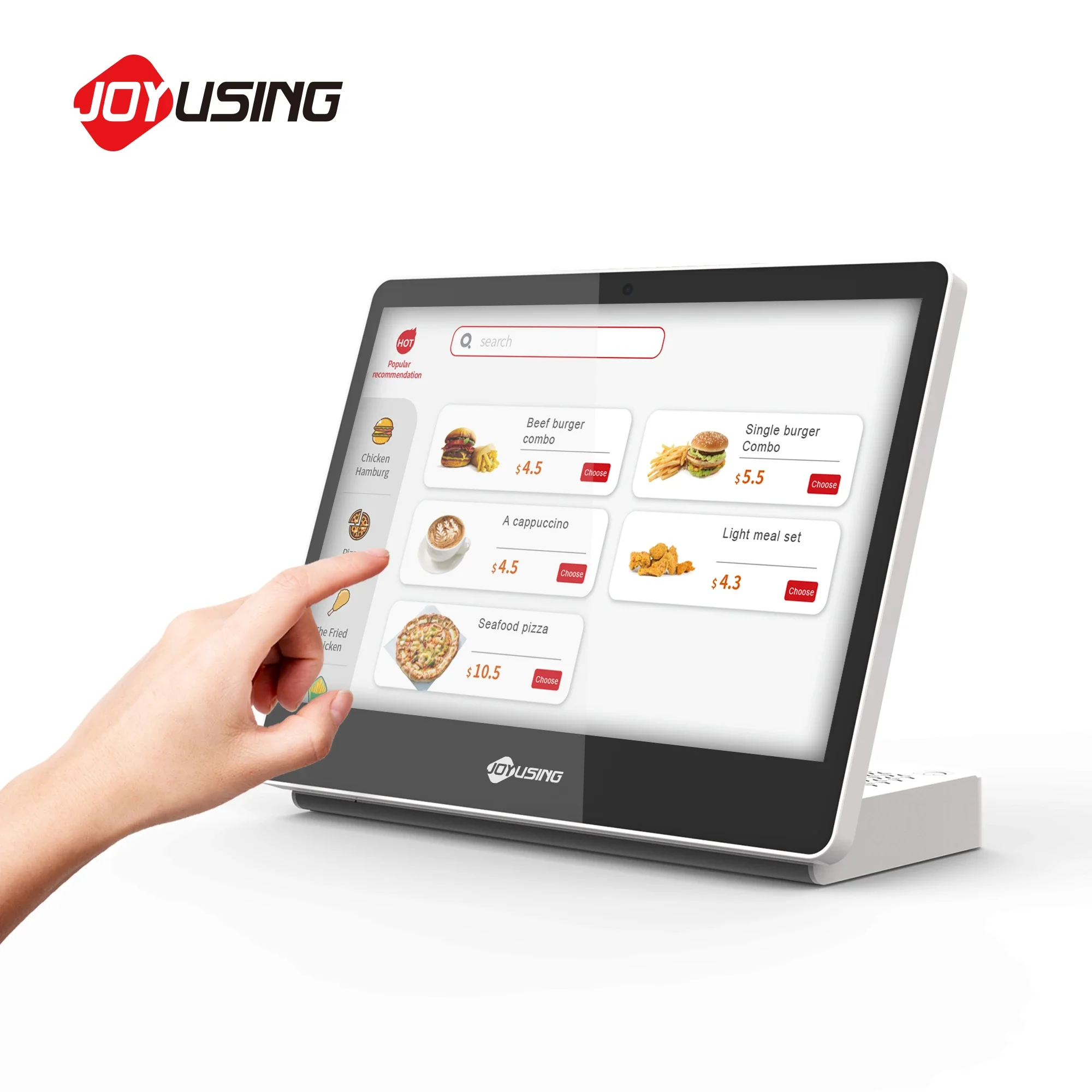 Restaurant fast food all in one automatic touch screen cash smart self order kiosk restaurant desktop