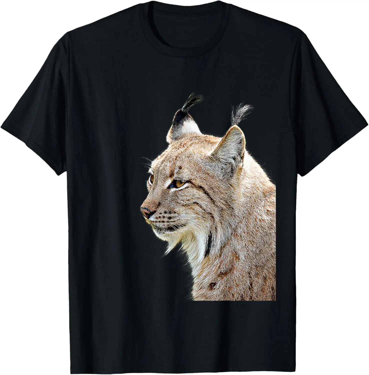 

Футболка с портретом кошки Lynx Predator, дышащая хлопковая рубашка с короткими рукавами для мужчин и женщин