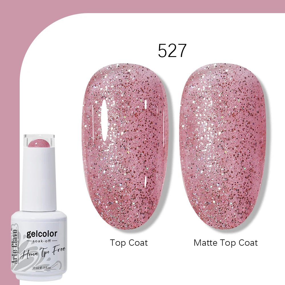 Arte Clavo Gel Nagellak 400 Kleuren 15 ml Semi Permanente Gel Vernis Base Top Coat Nail Art Manicure Losweken LED UV Salon Gel - afbeelding 1