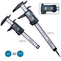 150mm 100mm 0.1mm Electronic Digital Caliper Vernier Caliper Measuring Tool Gauge Micrometer Measuring Tool Digital Ruler