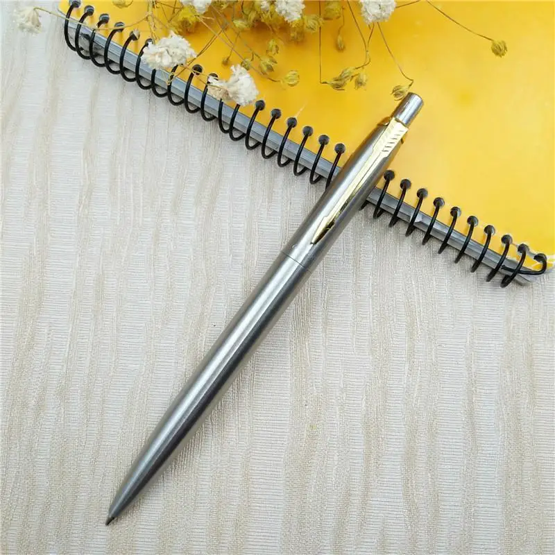 1pcs Metal Gel Rollerball Pen Black Blue Red Ballpoint Pen 0.5mm Signing Pens For Office Students Business Stationary Supplies