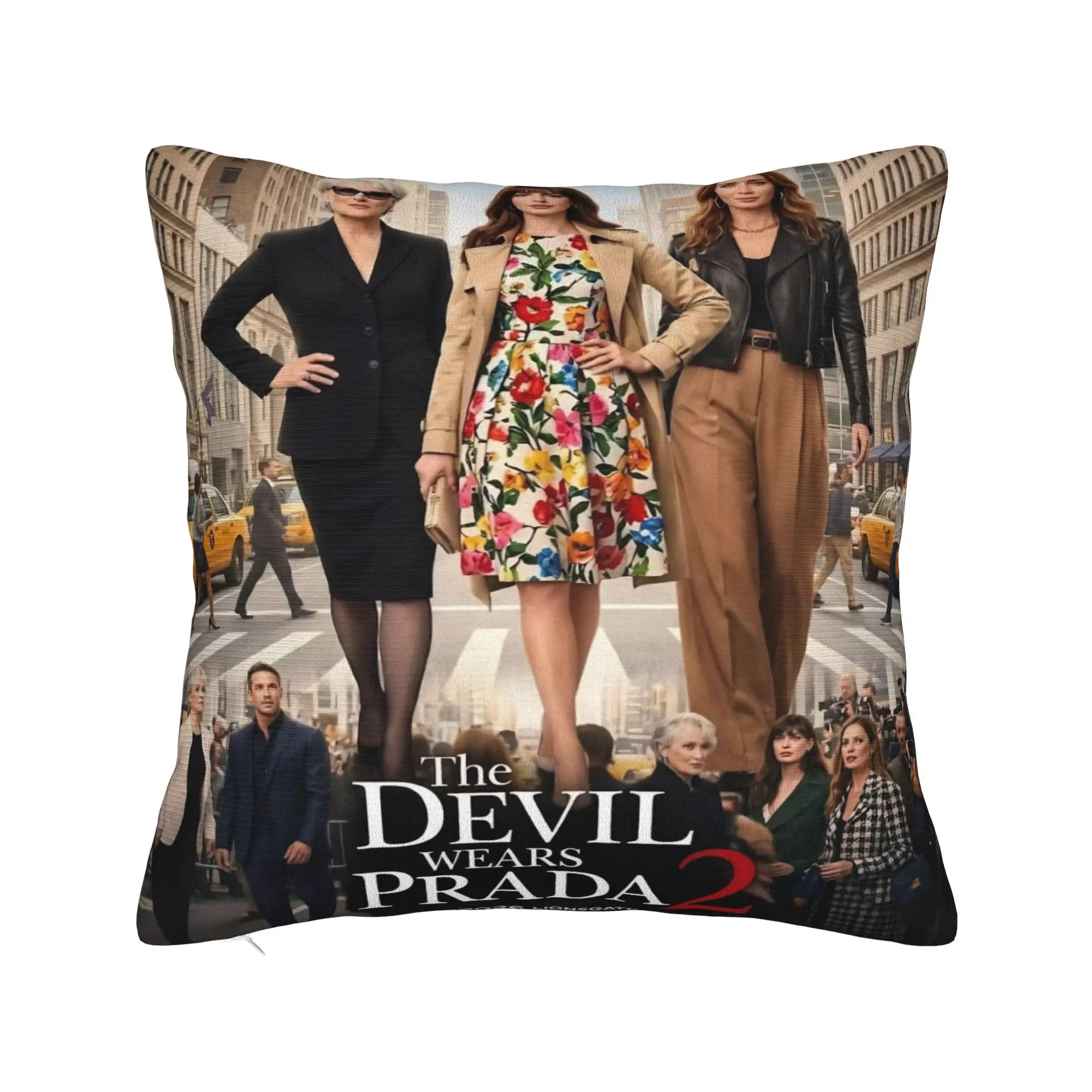 Decorative Pillowcase The Devil Wears Pradas 2 Moive Accessories Home  Throw Pillow Case Cover Square Multi Size