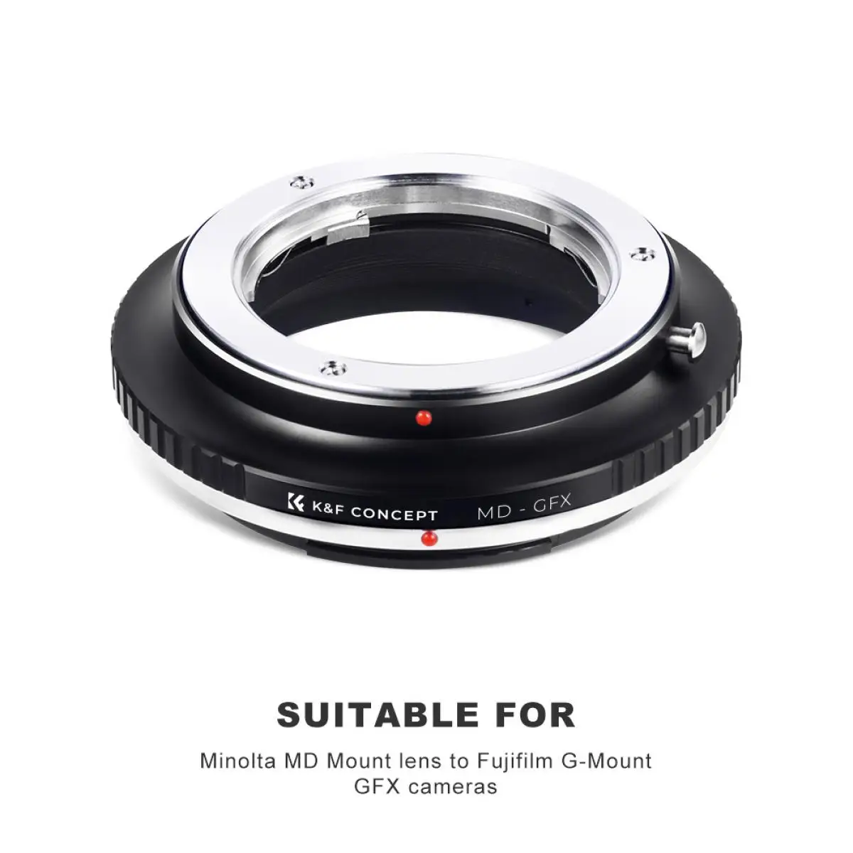 K&F CONCEPT Lensadapter voor Canon EOS EF EFS FD M42 Minolta MD PENTAX67 C/Y lenzen naar Fuji G Mount GFX camerabody M17211