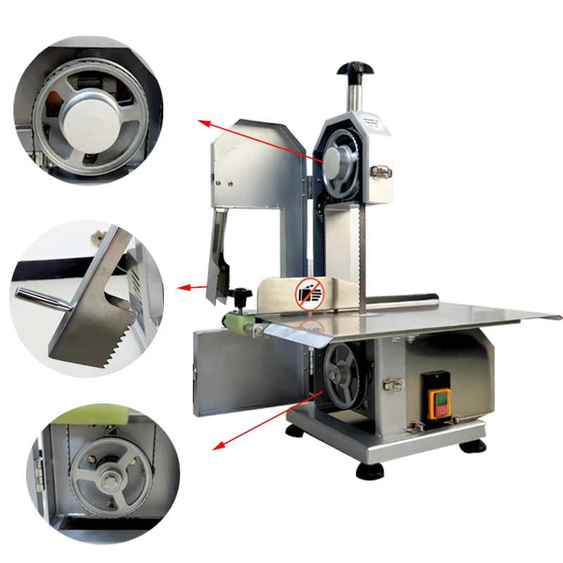 Commercial Electric Bone Dividing Machine High-Power Frozen Meat Pork Knuckle Ribs Beef Bone Frozen Fish Bone Sawing Machine