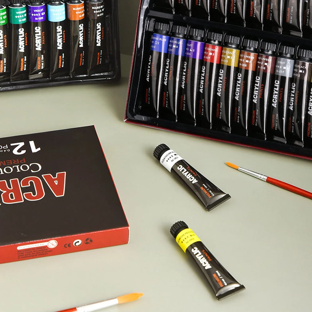 

30-цветный акриловый пигмент, алюминиевые трубки, набор для рисования граффити, сделай сам, художественная краска