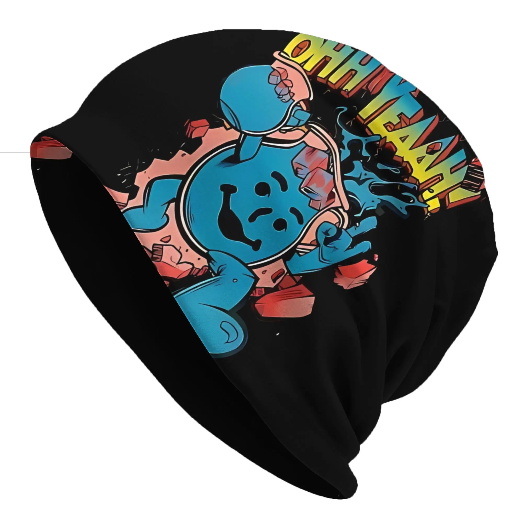 Bonnet Hats Kool-aid Men Women's Thin Hat Ohh Yeah  Cartoon Autumn Spring Cap Hip Hop Skullies Beanies Caps