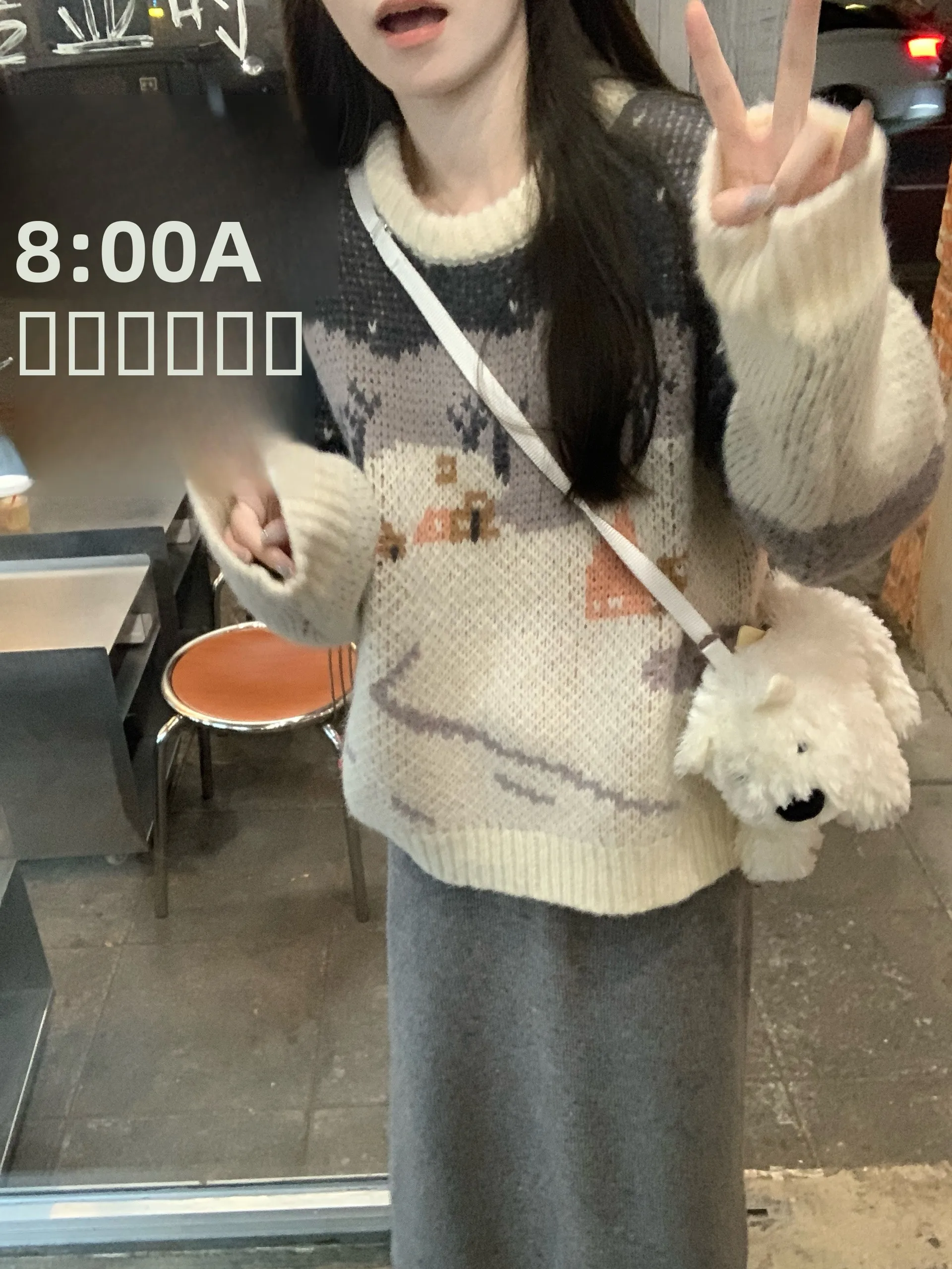 

Женский свитер Yoursjin, круглый вырез, свободный крой, осень-зима, длинный рукав, удобный, вязаный, для повседневной носки