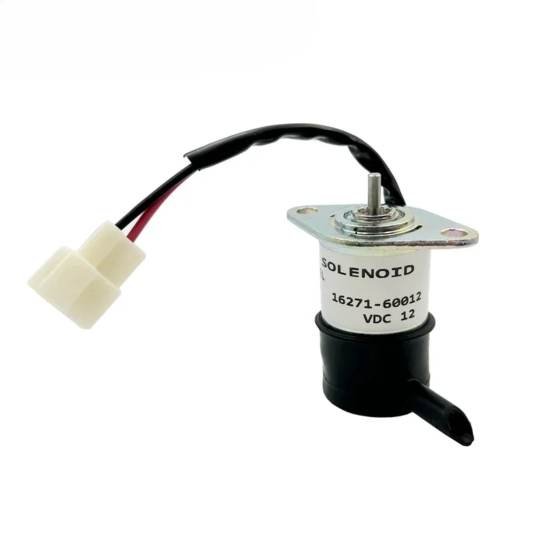 

16271-60012 16271-60010 Соленоид отключения топлива 12 В Kubota 052600 -4151 052600 -4150 Стоп-электромагнитный экскаватор, часть