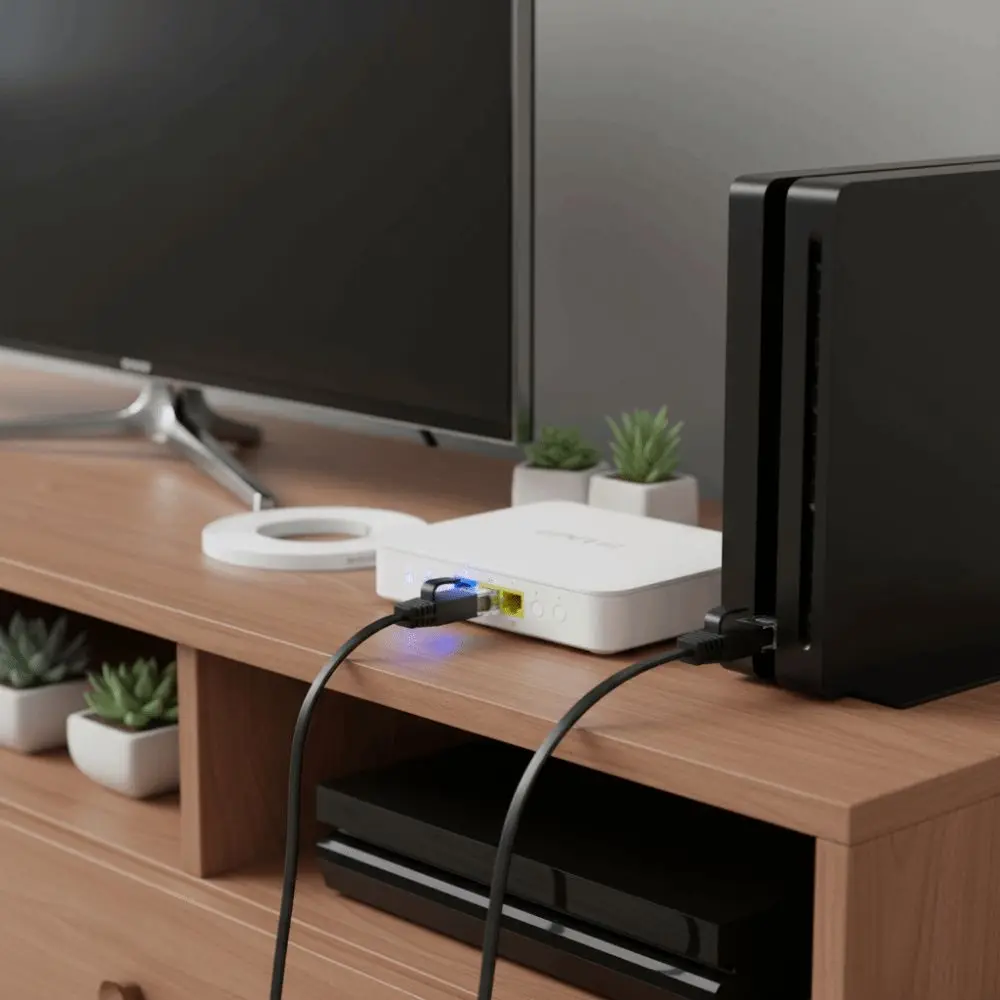 Flat Design Cat6 Ethernet Cable Gigabit High Speed Shielded Cord Ethernet Patch Cable 1000Mbps Support Flexible Cable RJ45 Cable
