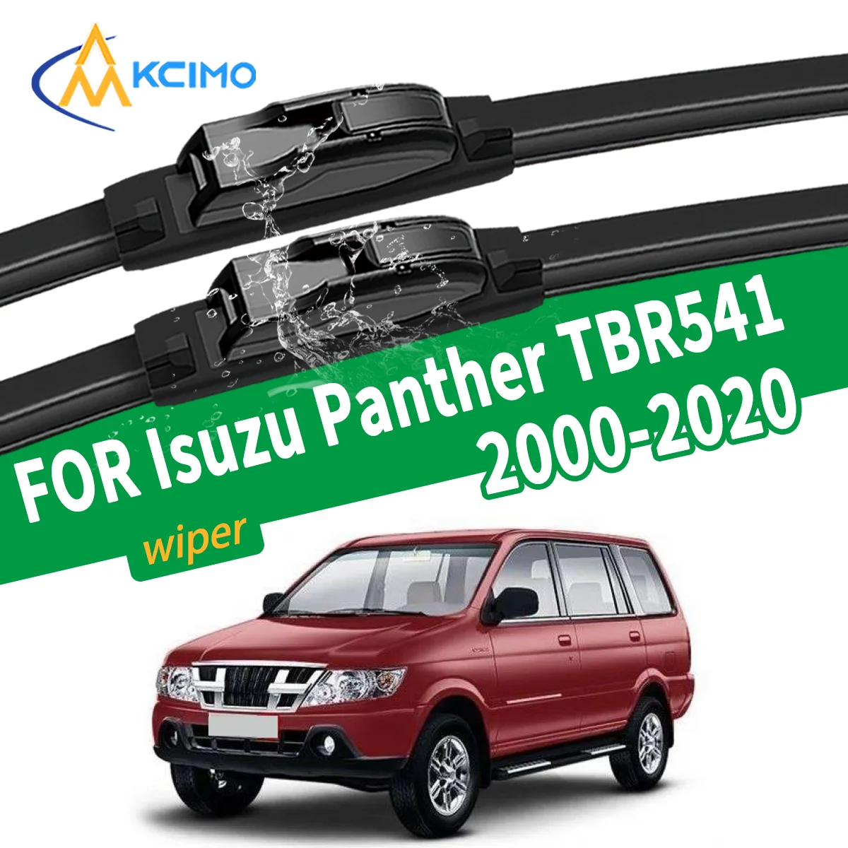 

New Silent Wiper Blades for Isuzu Panther TBR541 2000-2020 High Quality Natural Rubber Replacement