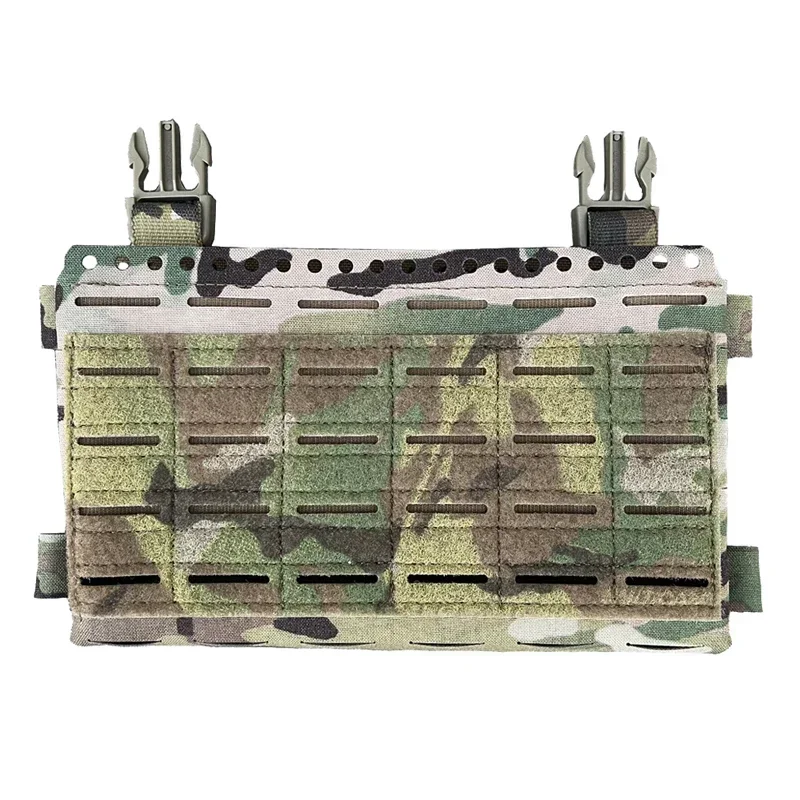 Tactical SS MK5 Chest Rig Panel Pouch Laser Cutting Molle Expansion Conversion Plate Pouch Chest Hanging Plate Carrier Bag MC