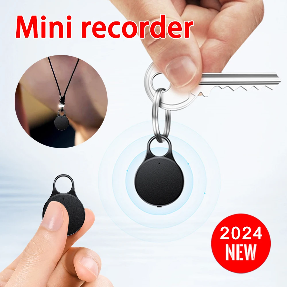 

Mini Voice Recorder Pendant 32G Professional Dictaphone Voice Activated Smart HD Noise Reduction Audio Recording MP3 For Meeting