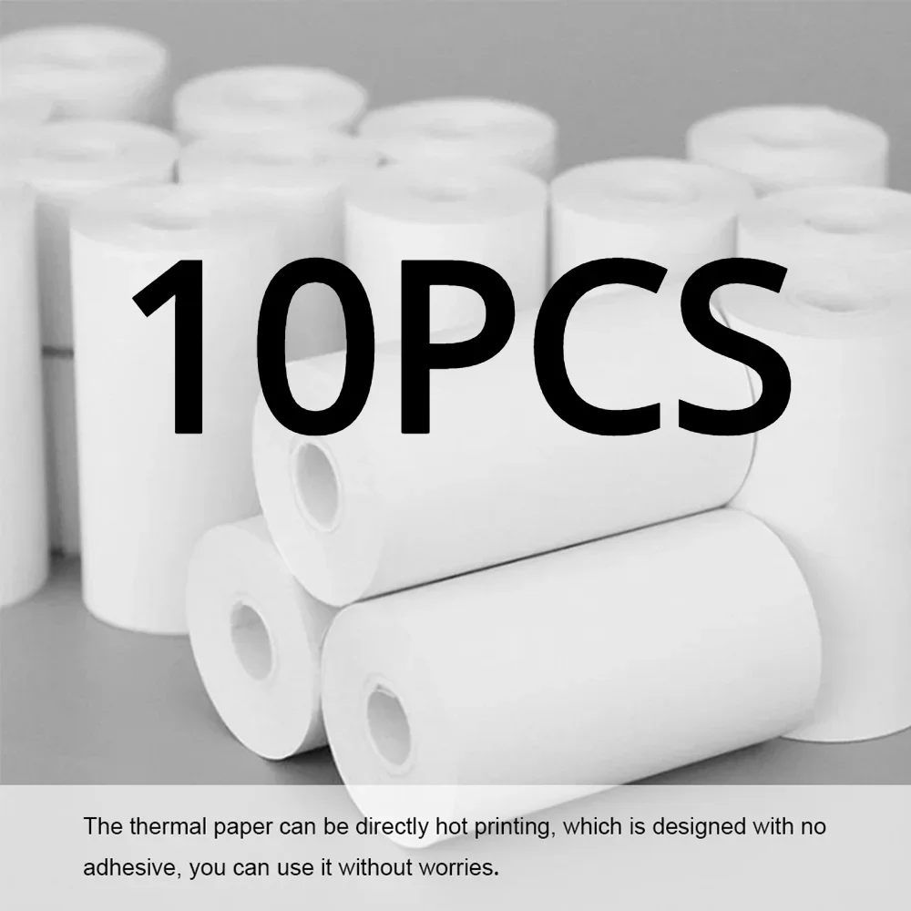 

Thermal Paper 10Rolls 57x25 MM White Children Camera Instant Print Kids Camera Printing Paper Replacement Accessories Parts