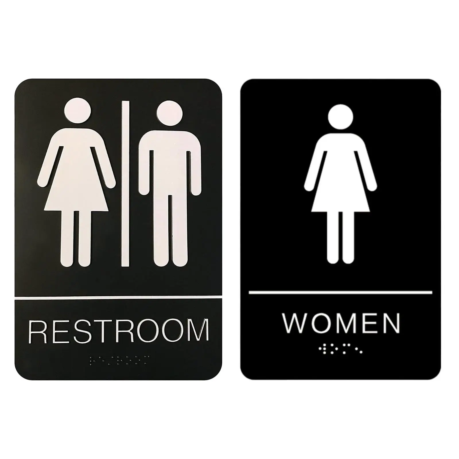 Bathroom Sign Graphical Symbols Bathroom Signage for Commercial Home Mall