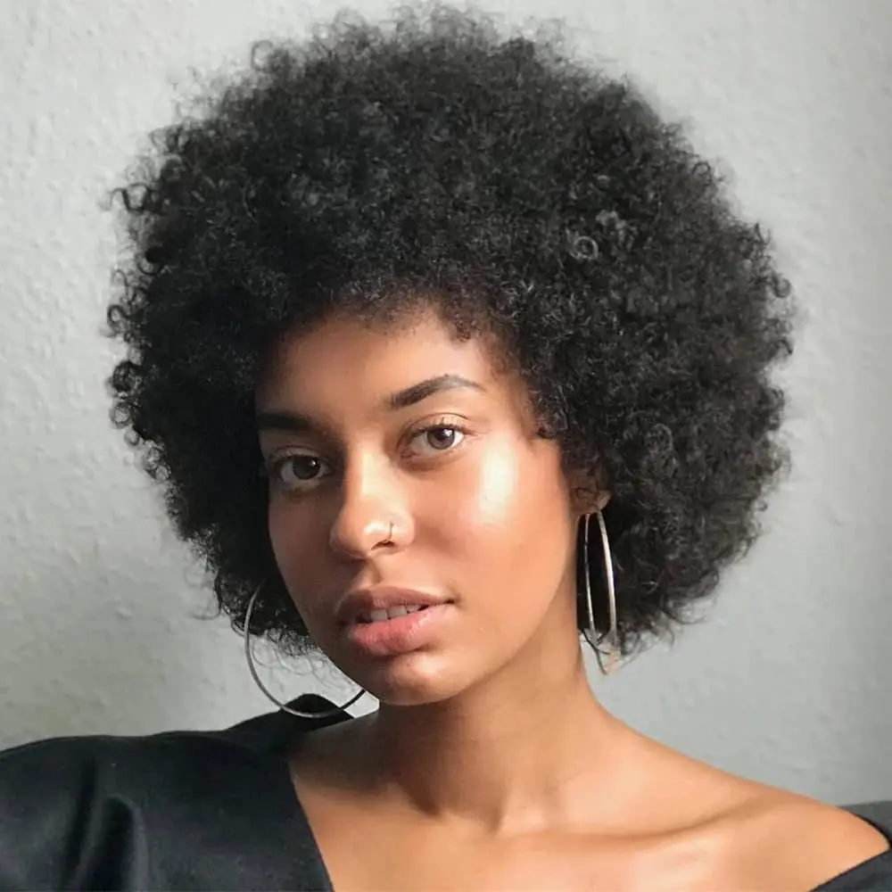Black Curly Afro Pi… - image