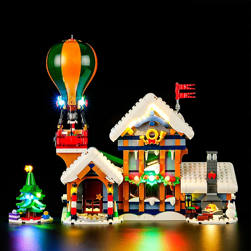 DIY LED Light Kit For LEGO 10339 Santa\'s Post Office (Only LED Light,Without Blocks Model)