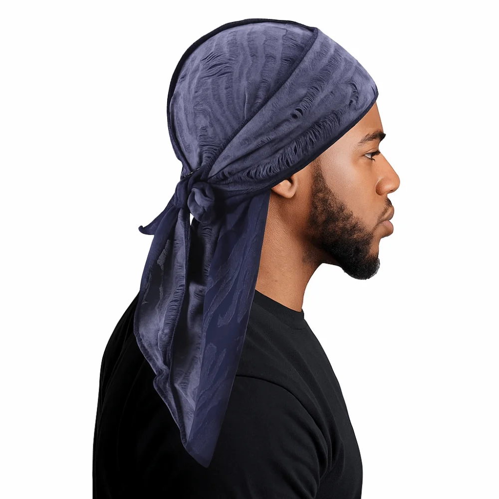 Cotton Hip Hop Bandana Headscarf Breathable Headband Long Tail Pirate Cap Strap Headband Hat Cycling Head Scarf Hole Bandana Cap
